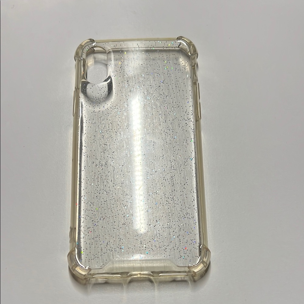 Clear Glitter Phone Case- iPhone X/Xs